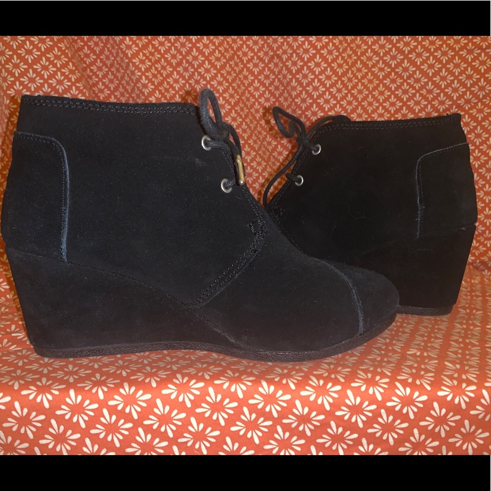 TOMS Desert Wedge ankle boots / booties